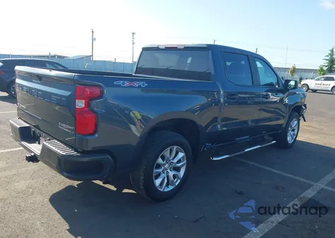 2021 Chevrolet Silverado K1500 Custom from USA, damaged, VIN 1GCPYBEK9MZ250626